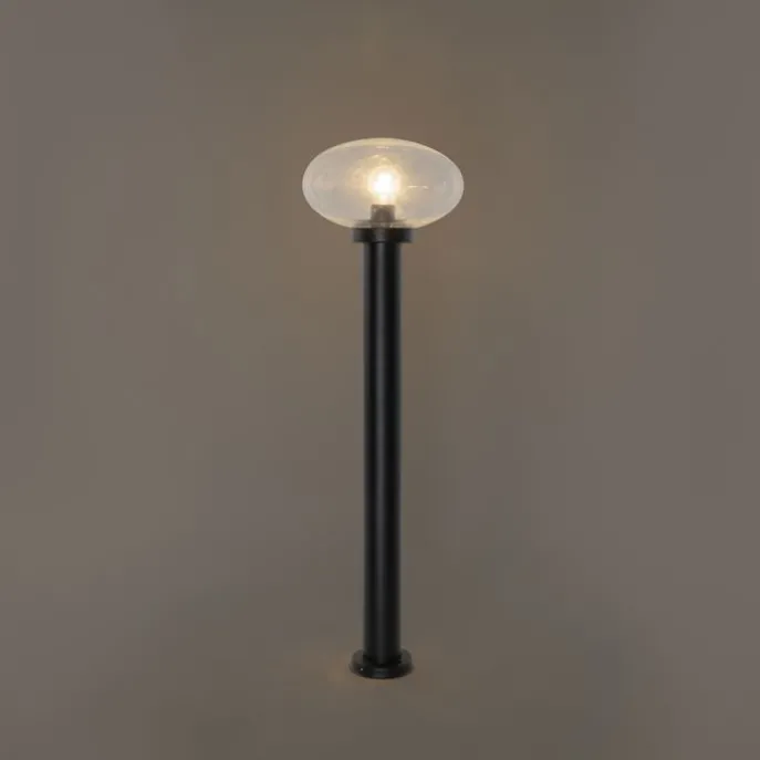 Moderner Außenpfosten schwarz 100 cm - Elly