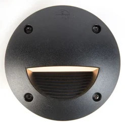 Moderner Außenwandspot schwarz inkl. LED IP65 - Leti