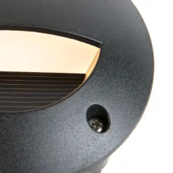 Moderner Außenwandspot schwarz inkl. LED IP65 - Leti