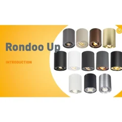 Moderner Aufbaustrahler Beige GU10 50mm Drehbar und Kippbar - Rondoo Up