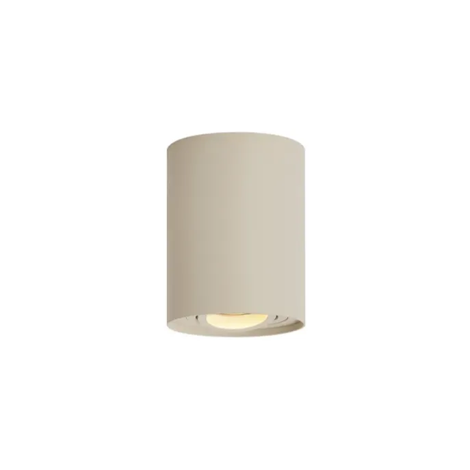 Moderner Aufbaustrahler Beige GU10 50mm Drehbar und Kippbar - Rondoo Up