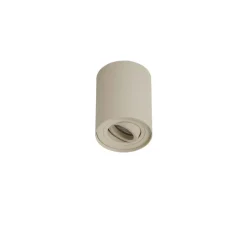 Moderner Aufbaustrahler Beige GU10 50mm Drehbar und Kippbar - Rondoo Up