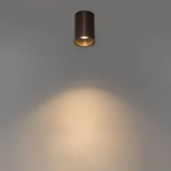 Moderner Aufbaustrahler Dunkelbronze GU10 50mm - Deep