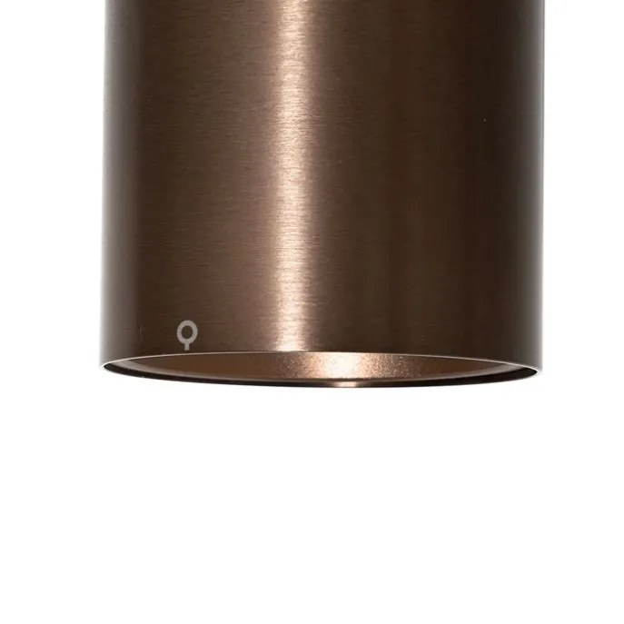 Moderner Aufbaustrahler Dunkelbronze GU10 50mm - Deep