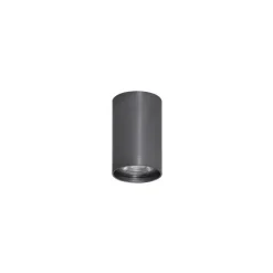 Moderner Aufbaustrahler Gunmetal GU10 50mm - Tuba