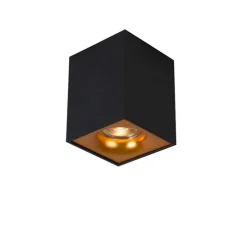 Moderner Aufbaustrahler mit Gold - Quba delux