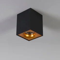 Moderner Aufbaustrahler mit Gold - Quba delux