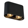 Moderner Aufbaustrahler schwarz 2-flammig GU10 50mm - Ronda
