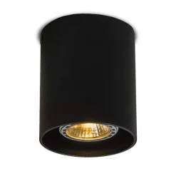 Moderner Aufbaustrahler schwarz GU10 50mm - Tubo