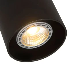Moderner Aufbaustrahler schwarz GU10 50mm - Tubo