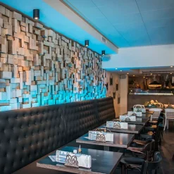 Moderner Aufbaustrahler schwarz GU10 50mm - Tubo