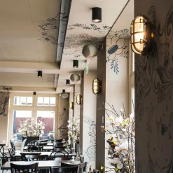 Moderner Aufbaustrahler schwarz GU10 50mm - Tubo