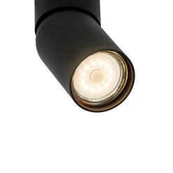 Moderner Aufbaustrahler schwarz GU10 50mm - Falo