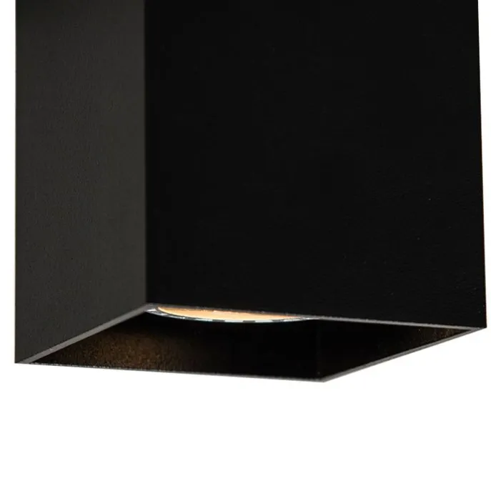 Moderner Aufbaustrahler Schwarz GU10 50mm - Qubo