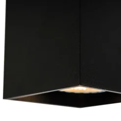Moderner Aufbaustrahler Schwarz GU10 50mm - Qubo