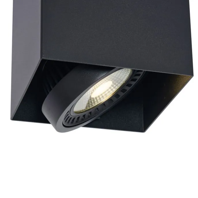 Moderner Aufbaustrahler schwarz inkl. LED dimmbar - Dionysos