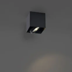 Moderner Aufbaustrahler schwarz inkl. LED dimmbar - Dionysos