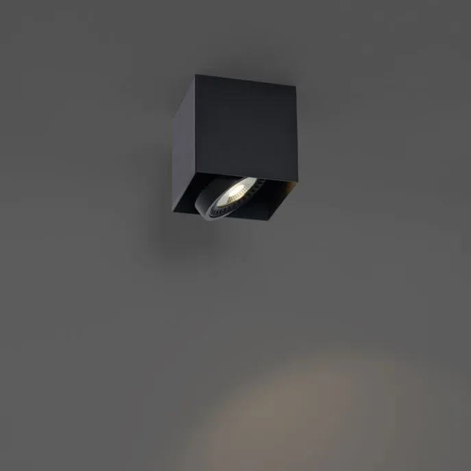 Moderner Aufbaustrahler schwarz inkl. LED dimmbar - Dionysos