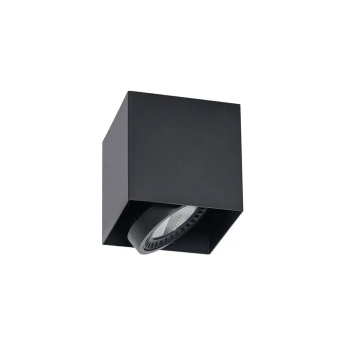 Moderner Aufbaustrahler schwarz inkl. LED dimmbar - Dionysos