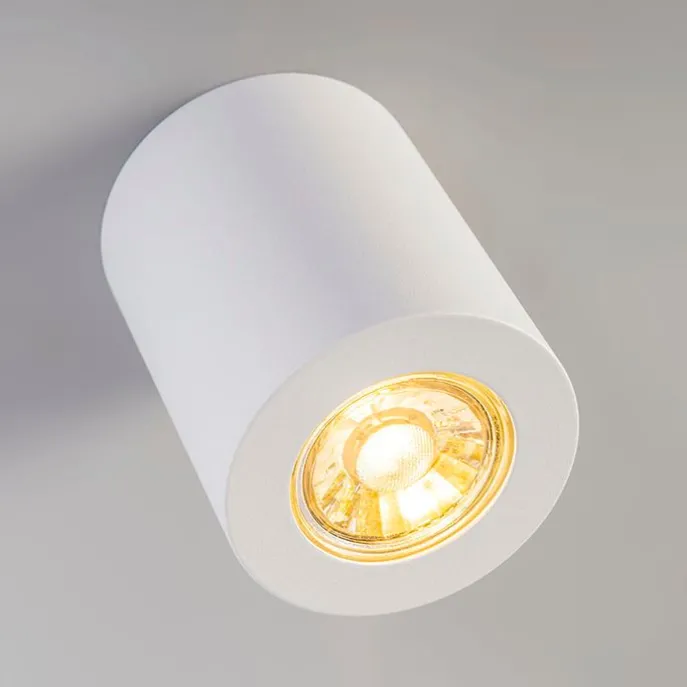 Moderner Aufbaustrahler Weiß 7,5cm GU10 50mm - Tuba