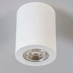 Moderner Aufbaustrahler Weiß 7,5cm GU10 50mm - Tuba