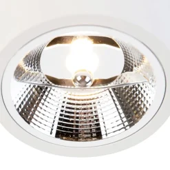 Moderner Aufbaustrahler weiß GU10 111mm - Expert