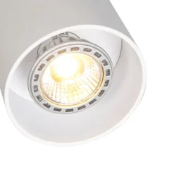 Moderner Aufbaustrahler weiß GU10 50mm - Tubo