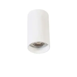 Moderner Aufbaustrahler weiß 5,5 cm GU10 50 mm - Tuba