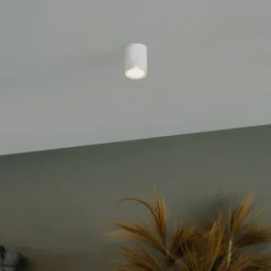 Moderner Aufbaustrahler weiß GU10 50mm - Ronda