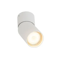 Moderner Aufbaustrahler weiß GU10 50mm - Falo