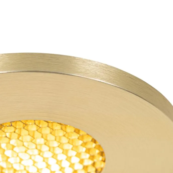 Moderner Badezimmer-Einbaustrahler Gold IP54 – Shed Honey