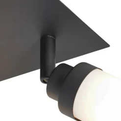 Moderner Badezimmerspot schwarz 4-Licht IP44 - Japie