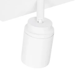 Moderner Badezimmerspot weiß quadratisch 3-Licht IP44 - Ducha