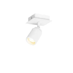 Moderner Badezimmerspot weiß quadratisch IP44 - Ducha