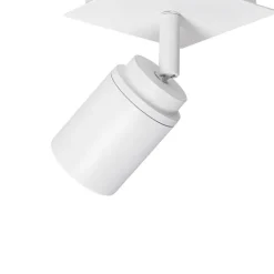 Moderner Badezimmerspot weiß quadratisch IP44 - Ducha