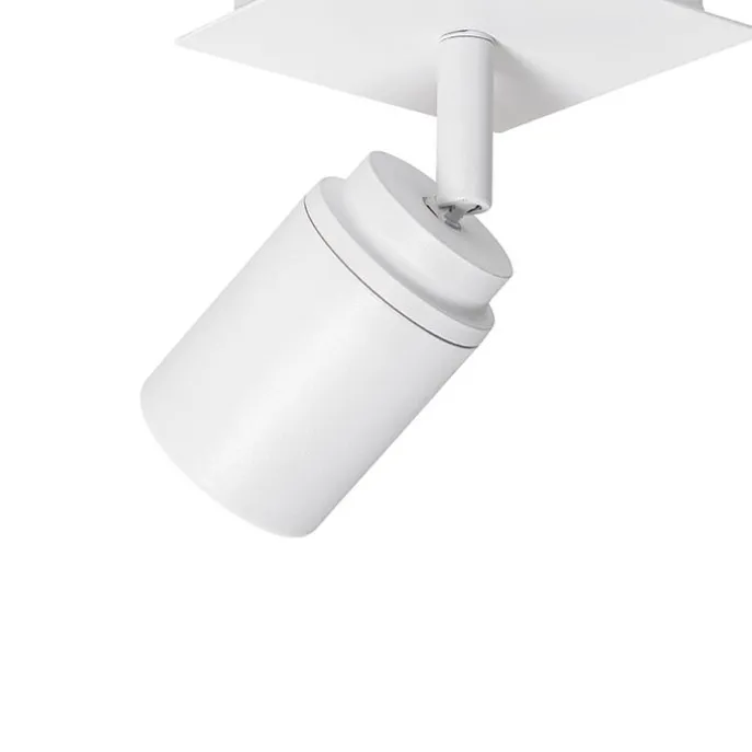 Moderner Badezimmerspot weiß quadratisch IP44 - Ducha