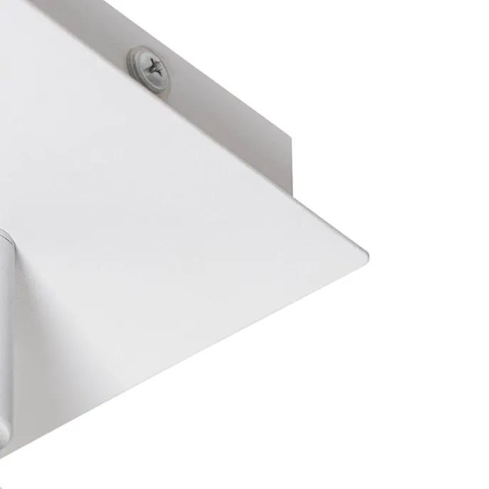 Moderner Badezimmerspot weiß quadratisch IP44 - Ducha