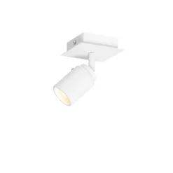 Moderner Badezimmerspot weiß quadratisch IP44 - Ducha