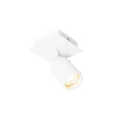 Moderner Badezimmerspot weiß quadratisch IP44 - Ducha