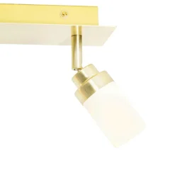 Moderner Badspot aus Messing 2-flammig IP44 - Japie