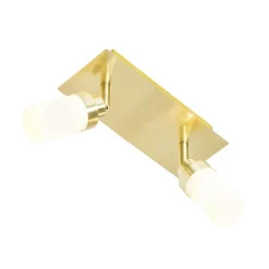 Moderner Badspot aus Messing 2-flammig IP44 - Japie