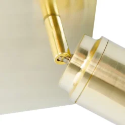 Moderner Badspot aus Messing quadratisch 3-flammig IP44 - Ducha