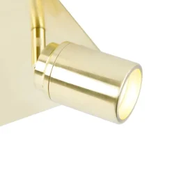 Moderner Badspot aus Messing quadratisch 3-flammig IP44 - Ducha