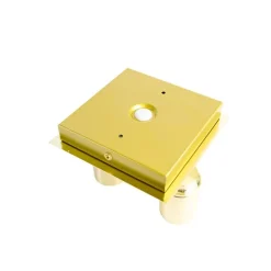 Moderner Badspot Messing quadratisch 2-flammig IP44 - Ducha