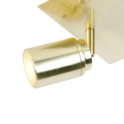 Moderner Badspot Messing quadratisch 2-flammig IP44 - Ducha