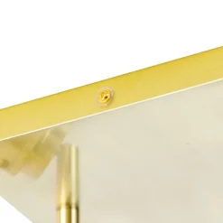 Moderner Badspot Messing quadratisch 2-flammig IP44 - Ducha