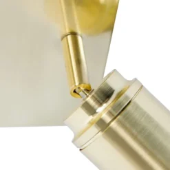 Moderner Badspot Messing quadratisch 2-flammig IP44 - Ducha