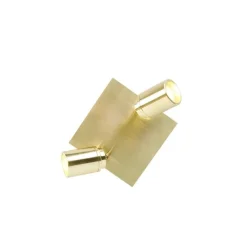 Moderner Badspot Messing quadratisch 2-flammig IP44 - Ducha