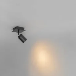 Moderner Badspot schwarz quadratisch IP44 - Ducha