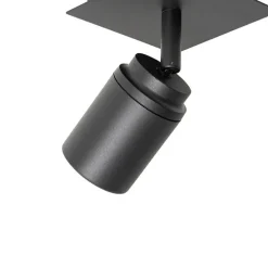 Moderner Badspot schwarz quadratisch IP44 - Ducha